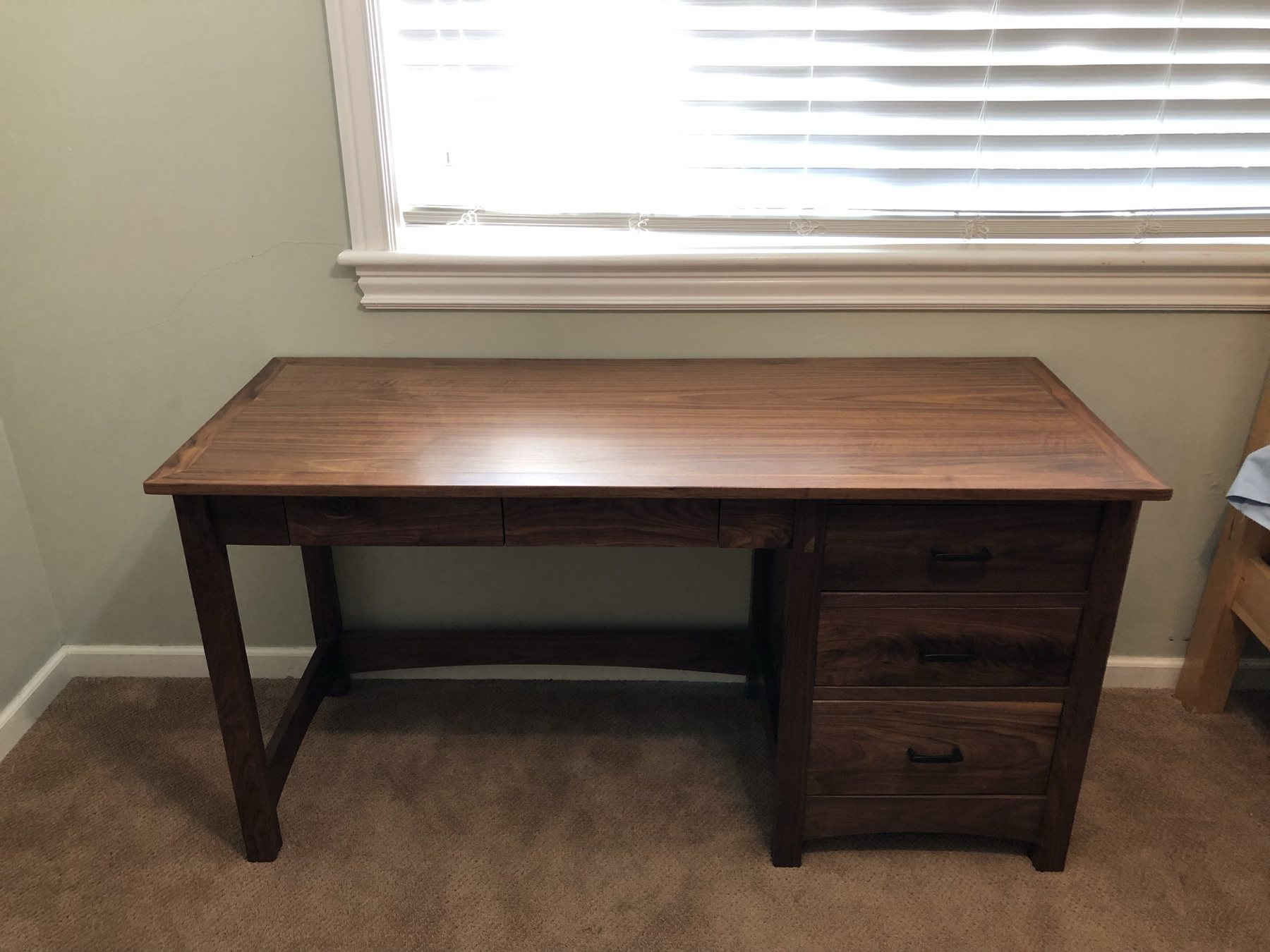 Integrated Wood Desk — photo 1 of 9