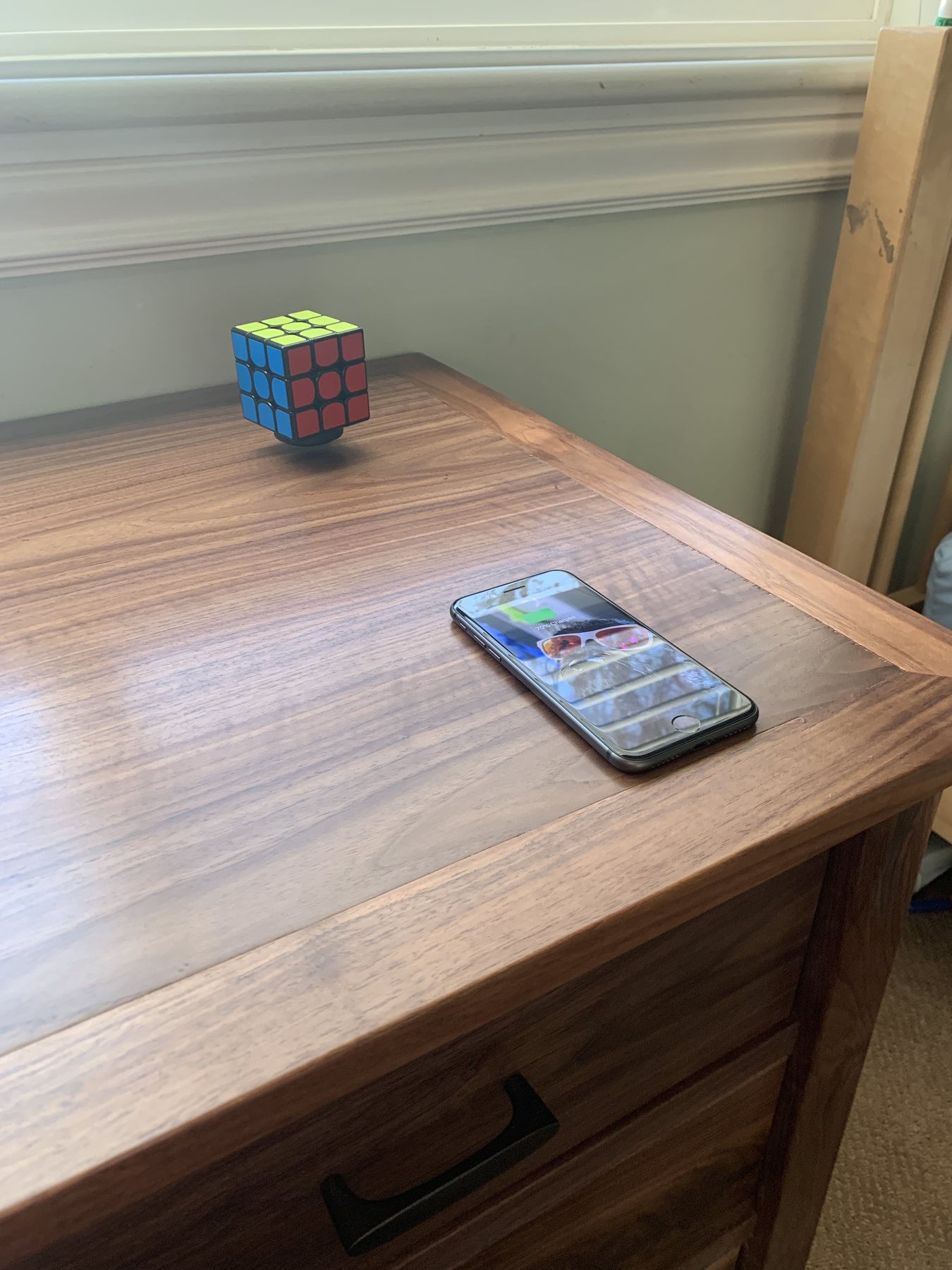 Integrated Wood Desk — photo 7 of 9